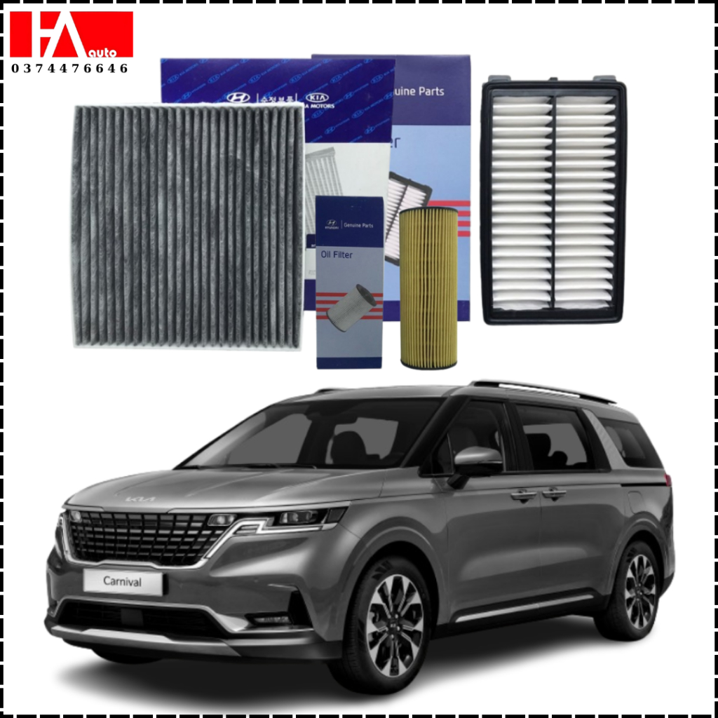 {Kia Carnival เครื่องดีเซล } Combo กรองน้ํามัน-กรองแอร์-กรองเครื่องยนต์สําหรับ Kia Carnival 2020 - 2