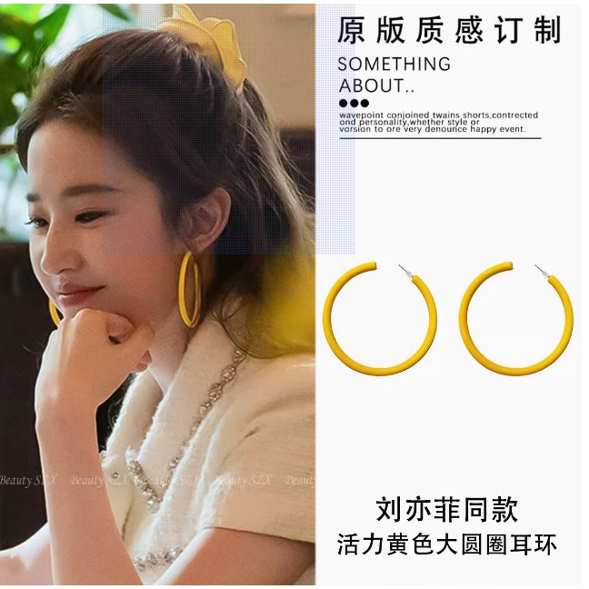 ต่างหูดอกกุหลาบ ต่างหู Liu Yifei (Rose Story)