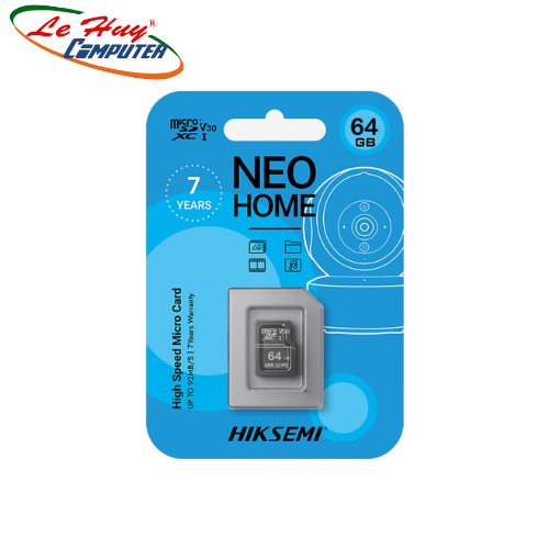 HIKSEMI NEO HOME การ์ดหน่วยความจํา MicroSD 64GB HS-TF-D1 64G Class 10 (สีน้ําเงิน) - สินค้าของแท้
