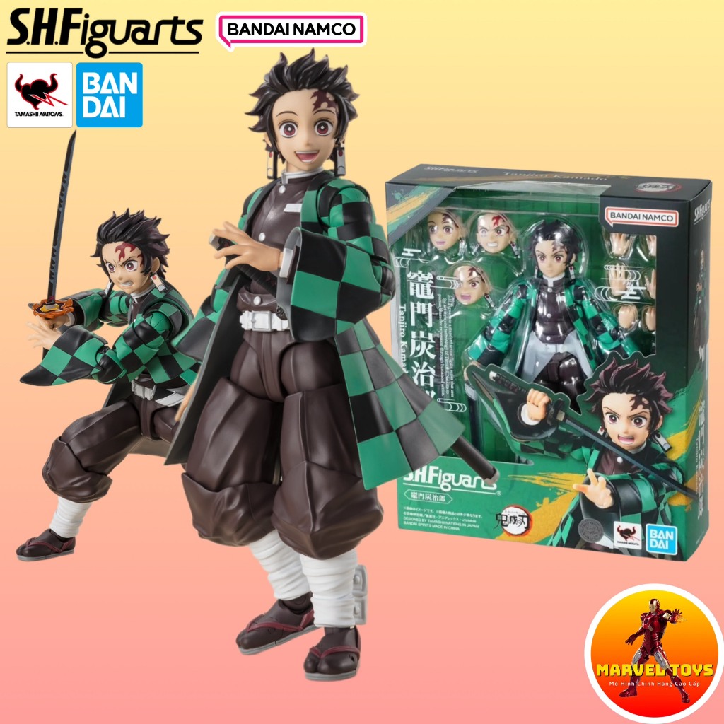 [AVAILABLE] ของแท้ Model BANDAI SHF SHFiguarts Tanjiro Kamado Demon Slayer Kimetsu no Yaiba