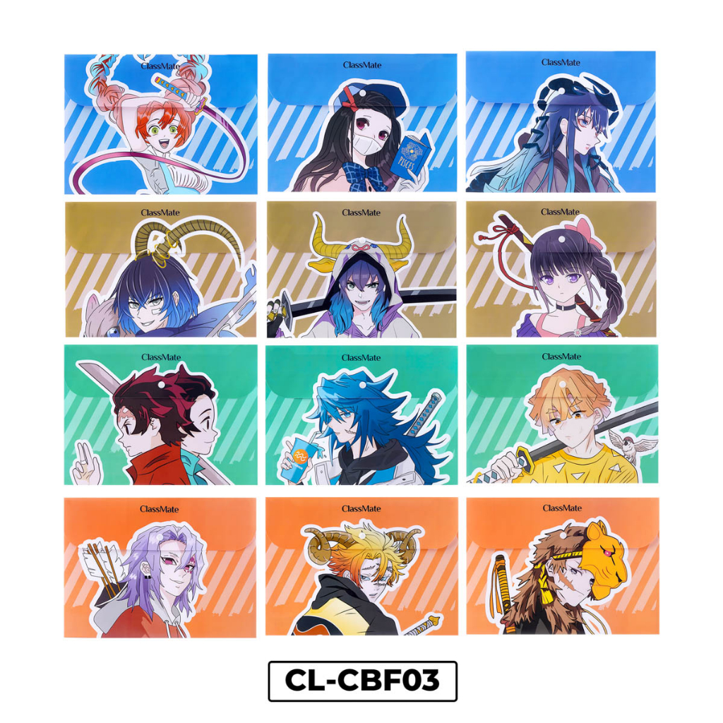 กระเป๋าเอกสารปุ่ม Classmate Zodiac CBF03 (360x260mm)