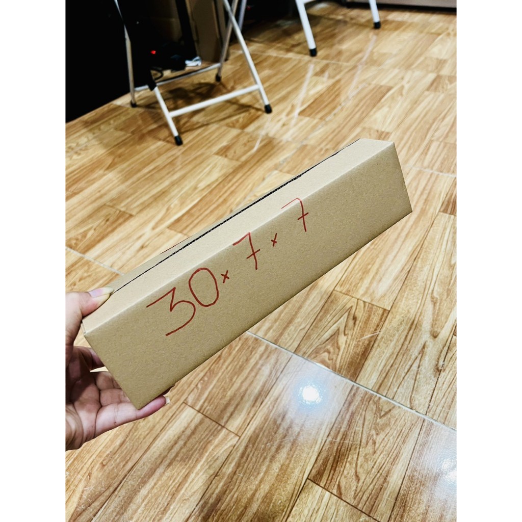 [กล่องเหลว] กล่องกล่อง 3 ชั้น ขนาด 30x7x7 ซม. กระดาษ 1n/2x