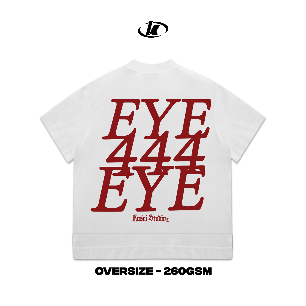 เสื้อยืดโอเวอร์ไซส์ 250GSM EYE4EYE l KASUI l Oversize Cotton 100% 5 สี