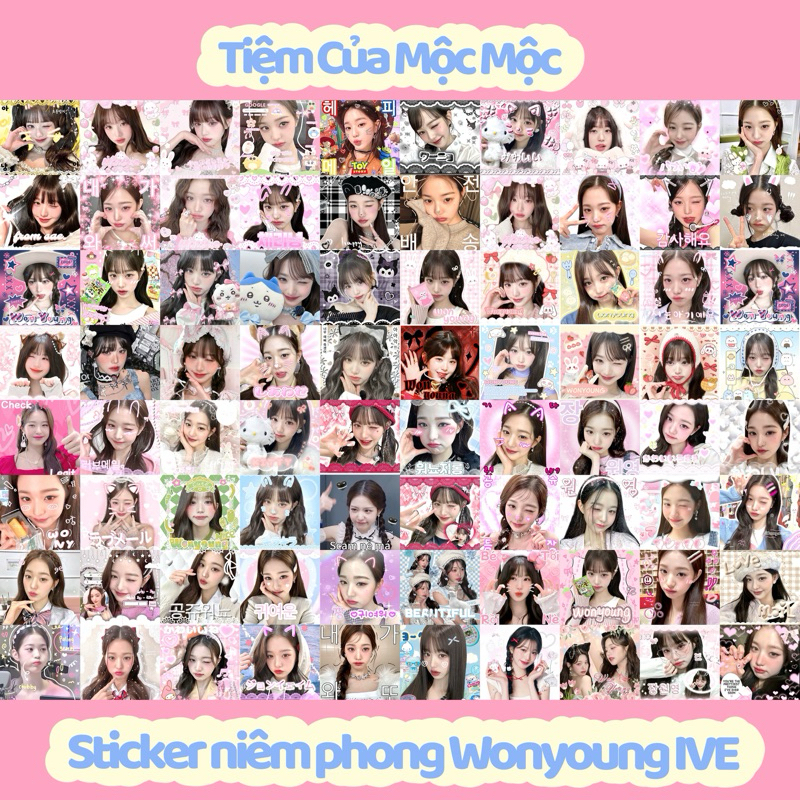 สติ๊กเกอร์ปิดผนึก Ive Wonyoung
