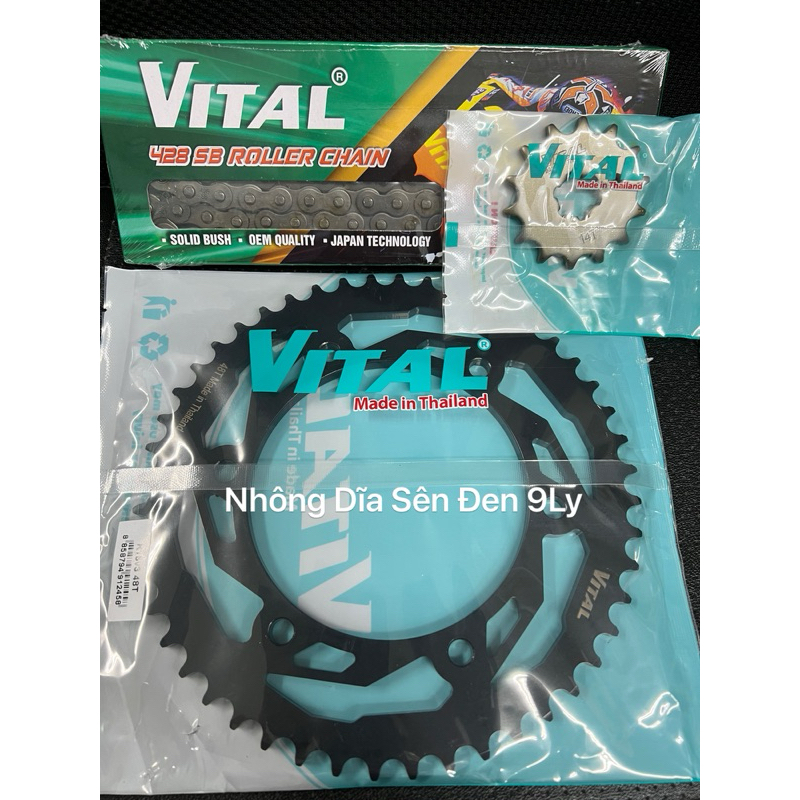 VITAL เฟืองโซ่แท้ mt15,r15v3,fz 155,xsr155