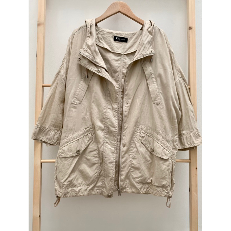 Frj Jeans เสื้อแจ็คเก็ตผ้าแคนวาสเกาหลี (เหมือนใหม่)