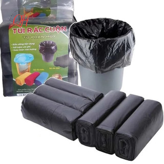 Sét 3 Cuộn Túi Đựng Rác Tự Phân Huỷ Tiện Lợi Rễ Sử Dụng