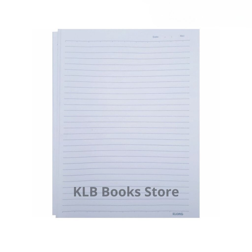 KLONG B5/A4 กระดาษ Marginless 72 หน้า; MS: 231/317