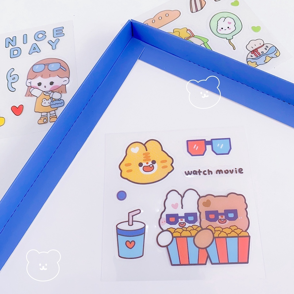 Beemo _ Sticker Gift 1 แผ่นสุ่ม