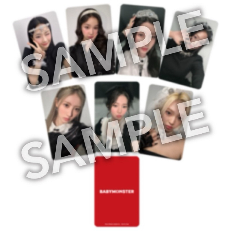 การ์ดรูปถ่าย RANDOM BENEFIT BABYMONSTER ของ TOWER RECORDS