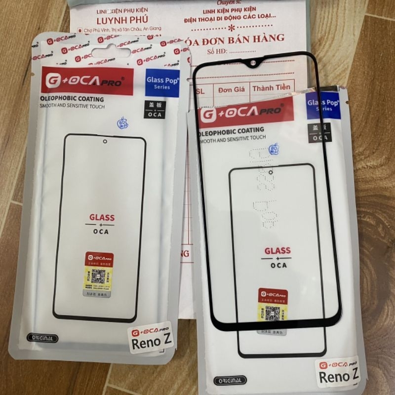 Combo กระจกเคลือบ 2 ชิ้นสําหรับ oppo Reno Z K1 R17 pro R19