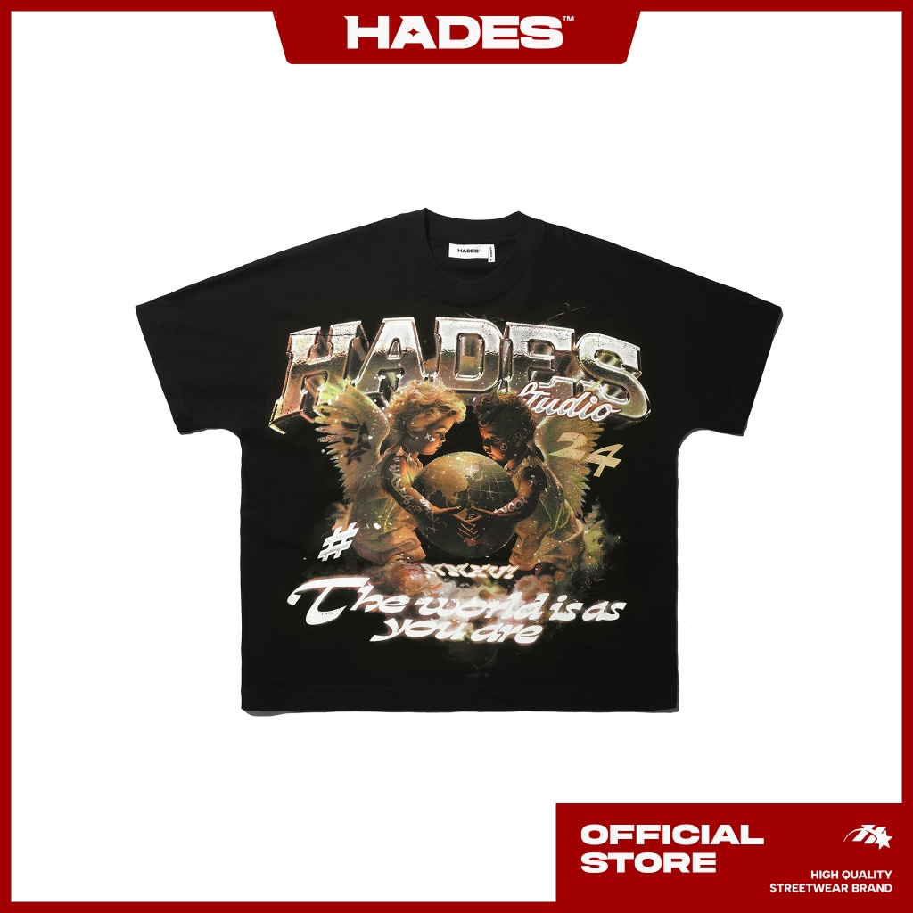 Hades GUARDIAN ANGLE TEE 100% COTTON - แบรนด์ HADES ของแท้