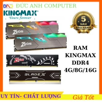 Kingmax Computer Ram DDR 44G/8G/16G Bus 2400/2666 – Vien Son ของแท้ - 3 ปี