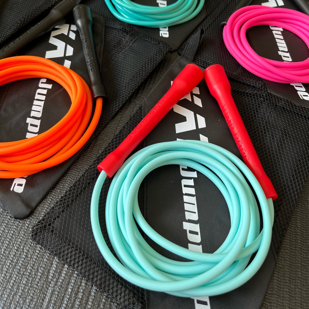 เชือกกระโดดฟิตเนส เชือกกระโดดความเร็วพีวีซี 6 มม - รูปที่ 4