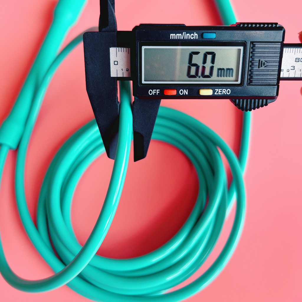 เชือกกระโดดฟิตเนส เชือกกระโดดความเร็วพีวีซี 6 มม - รูปที่ 2