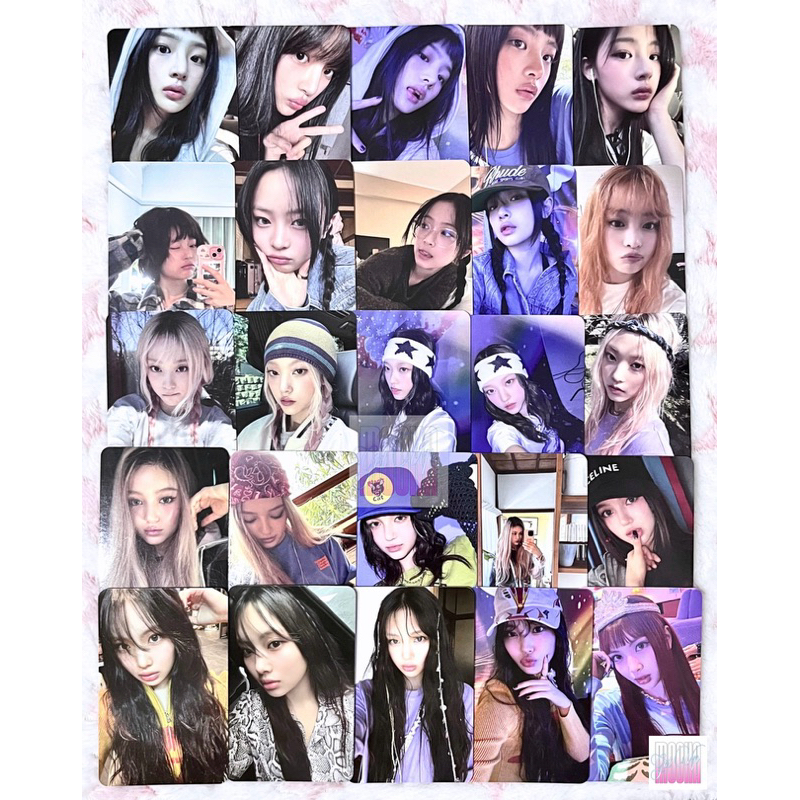 | FULL CARD CROSS BAG SUPERNATURAL NEWJEANS OFFICIAL | ~ Minji Hanni Danielle Haerin Hyein