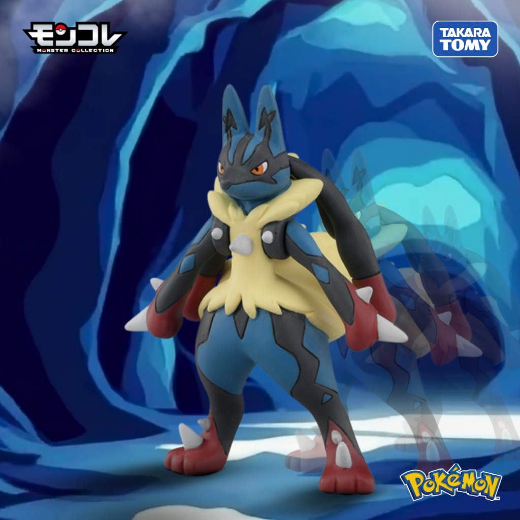 โมเดล Pokemon Moncolle EX MS-52 Mega Lucario 912095 Fullbox ของแท้ Takara Tomy - Victoys