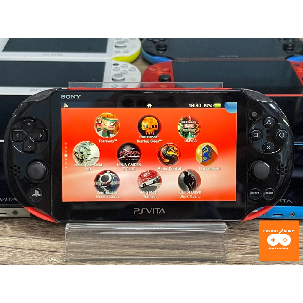 PS Vita 2000 เกมคอนโซล (GameFree 5000+ PSP/PS1/GBA/NES/SNES/GAME BOX...) อุปกรณ์เสริมเต็มรูปแบบ