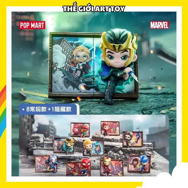 Popmart ของแท้ Marvel Photo Frame Model - ตัวเลือกโมเดล