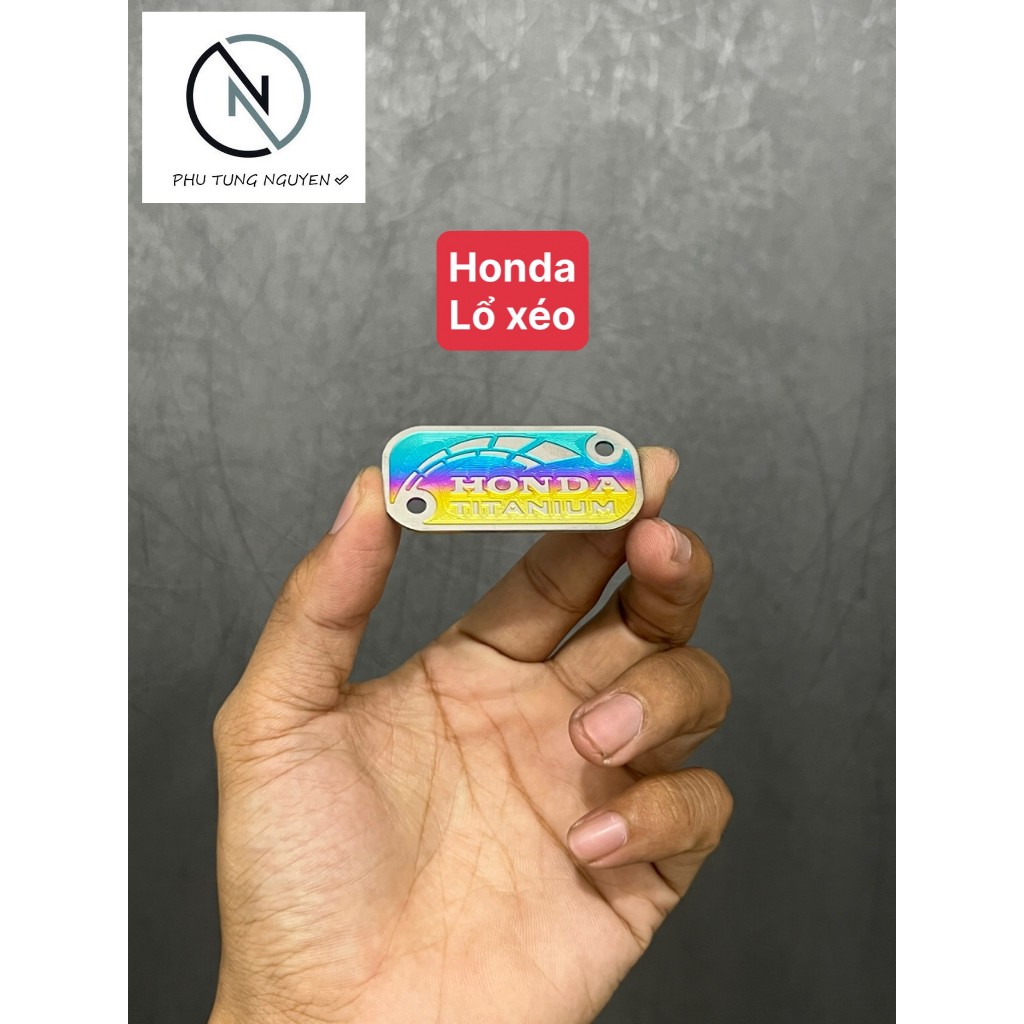 สติ๊กเกอร์ฝาน้ํามัน Honda เจาะรูแนวทแยง สําหรับ Winer, Winer X, Fuled,...