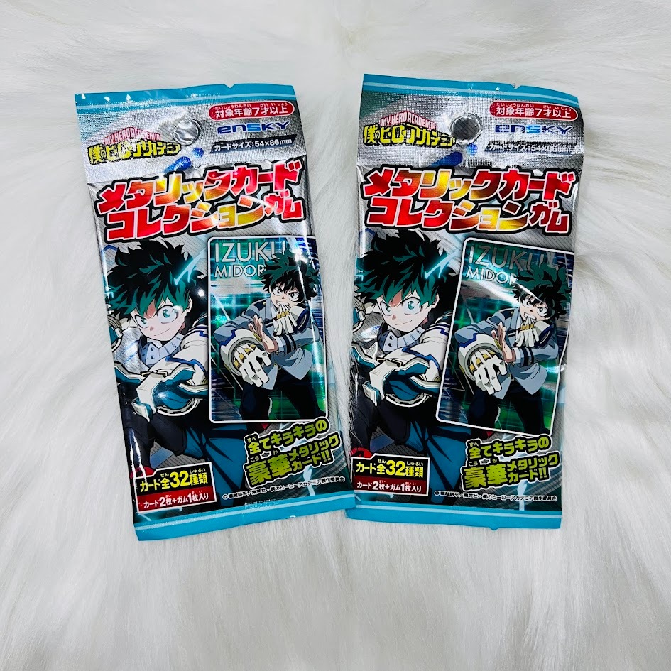 [2 ใบ] My Hero Academia MHA pack digitity Metallic Card Collection