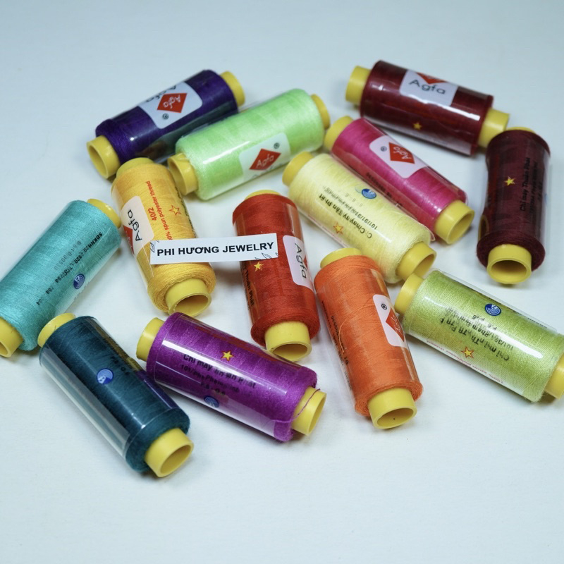 ชุดด้ายเย็บผ้า Agfa 2 ม้วน ทุกสี