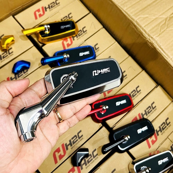 [กระจกซ้ายมาตรฐานแท้] H2C Style กระจกมองหลังขาสั้น H2C Style Mirror for All Vehicles