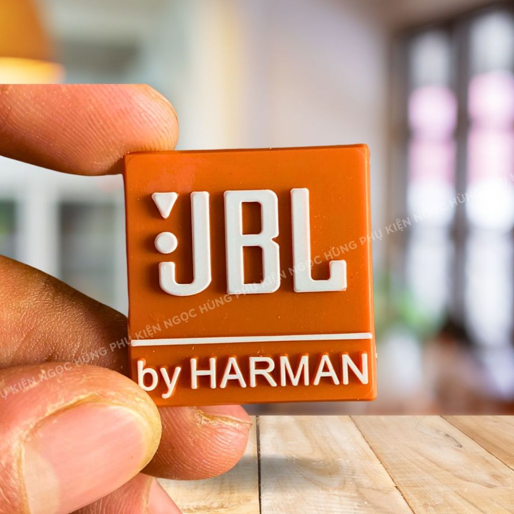 Jbl By Harman Speaker Logo Hard Plastic 2.7cm สติ๊กเกอร์ลําโพง (2 แสตมป์)