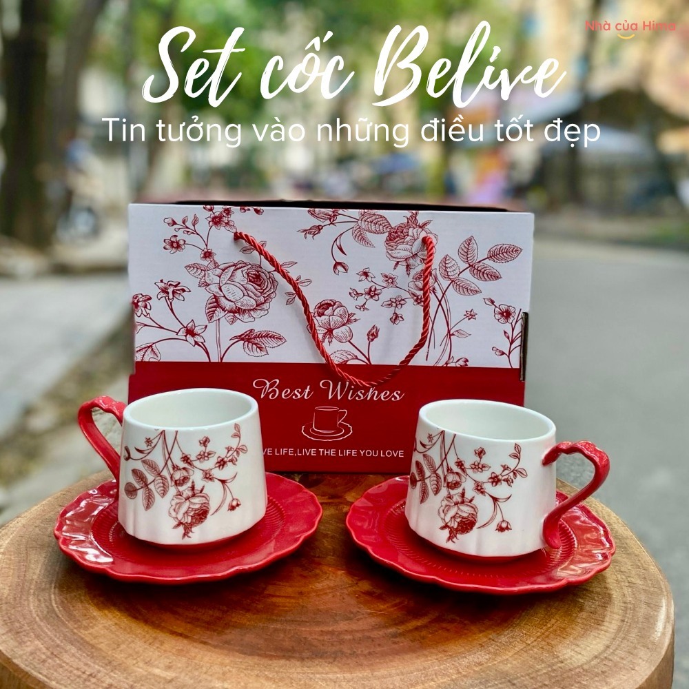 Belive ถ้วยเซรามิคพรีเมียม Set