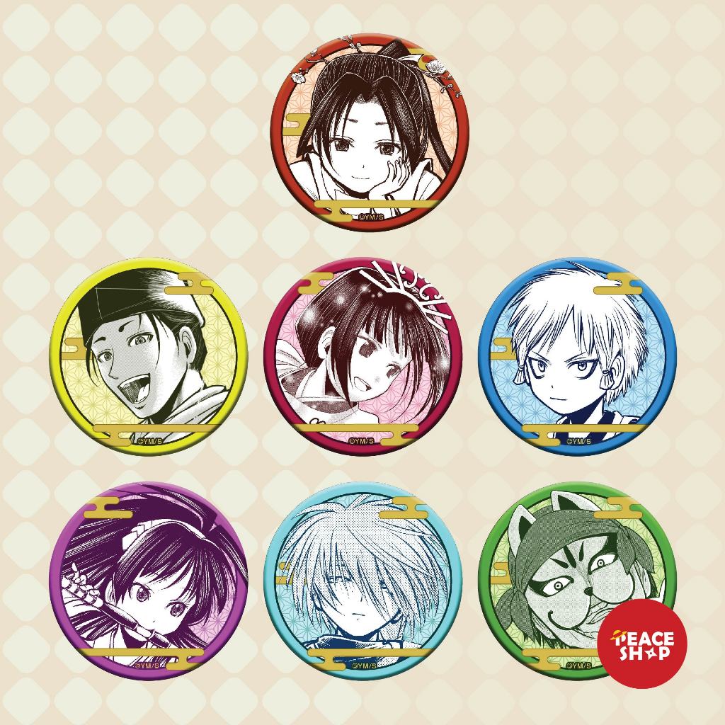 The Elusive Samurai Nige Jozu no Wakagimi HH103 Badge อะนิเมะมังงะ Elusive Samurai Nige Jozu no Waka