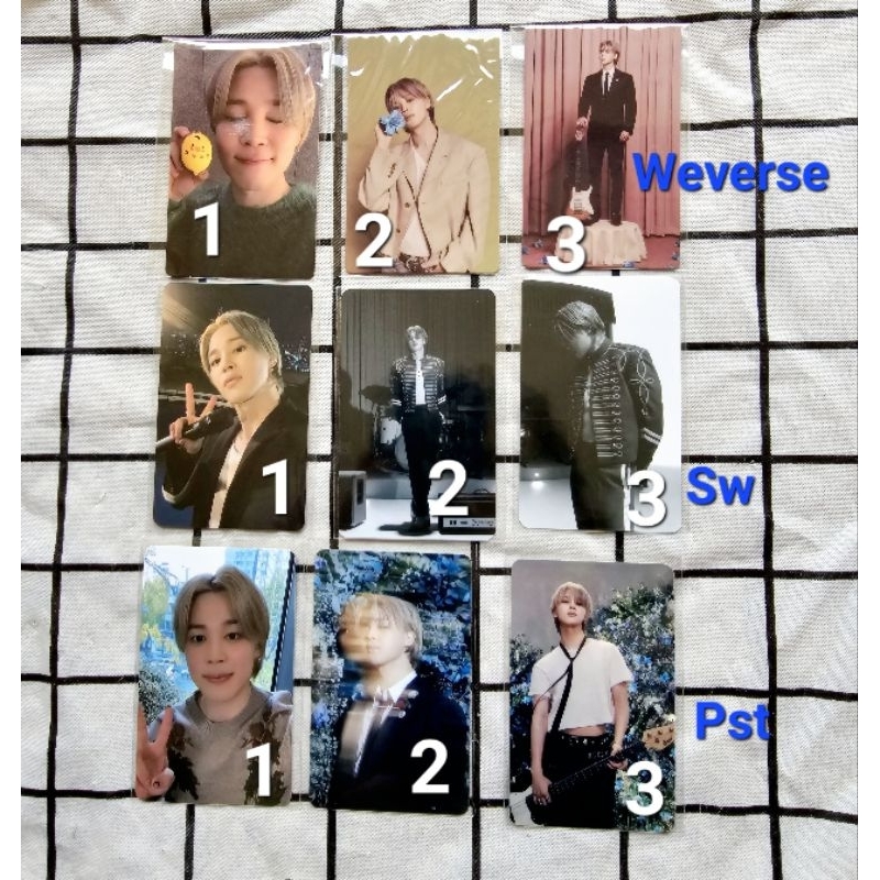 ของแท้ - การ์ดเขียนคิ้วนําโชค Jimin Muse