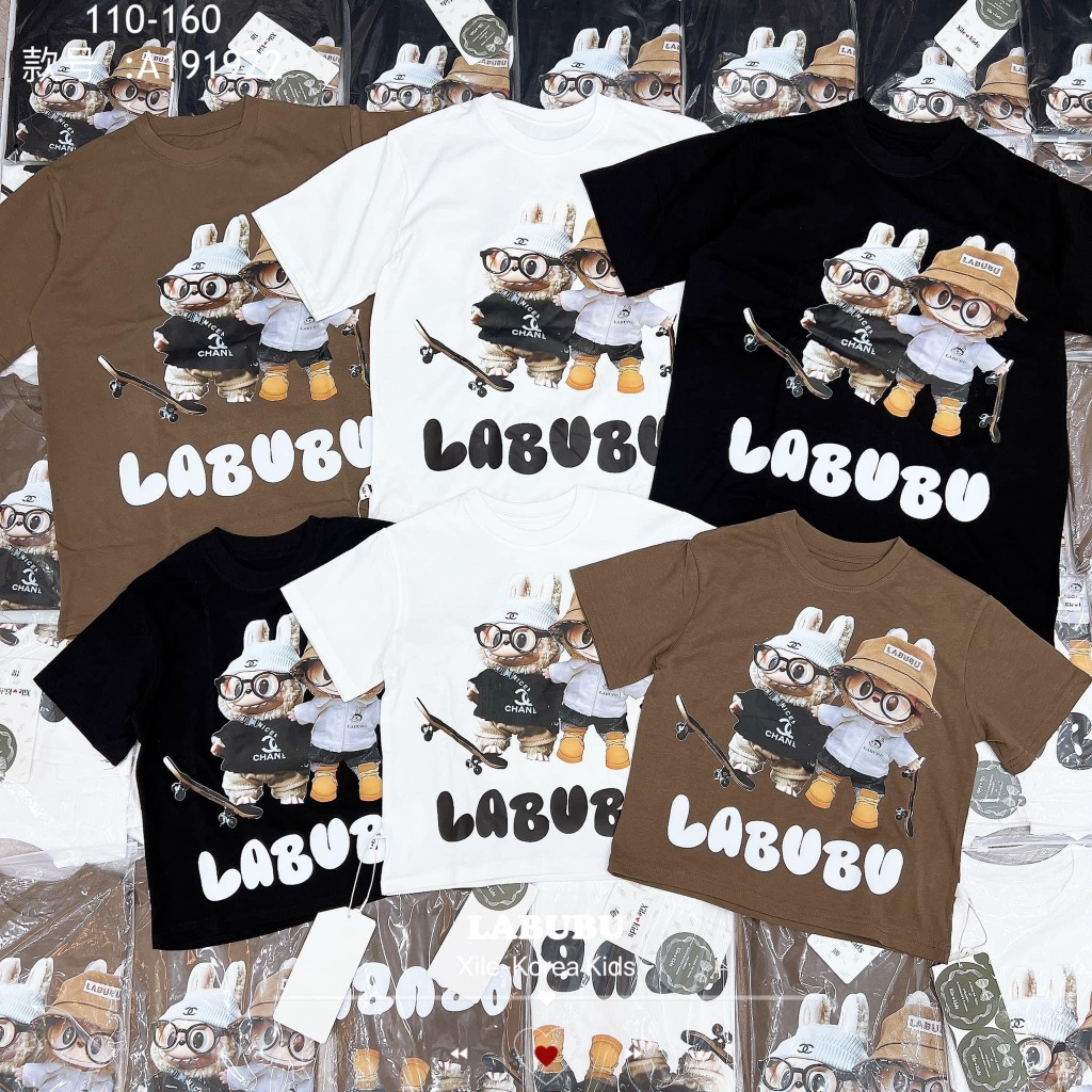 [การกวาดล้าง] เสื้อยืดเด็กภาพ la bu surfer เสื้อยืดสําหรับเด็กผู้ชาย เด็กผู้หญิง พ่อแม่ TPKIDS.[M797