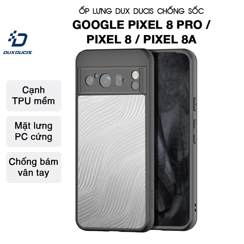 DUX DUCIS Google Pixel 8 Pro/ Pixel 8/ Pixel 8a (AIMO SERIES) เคส TPU Border, PC Back