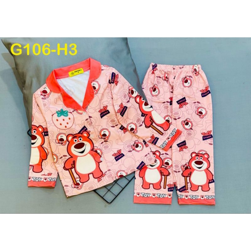 CODE G106 SZ 20-42KG ชุด 3D COOL GIRLS PIZAMA