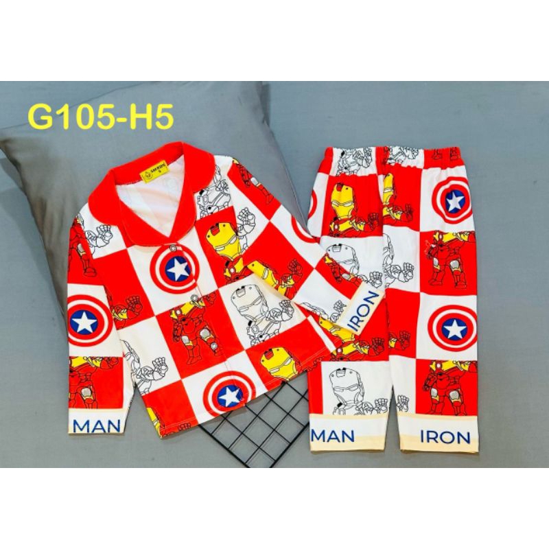 CODE G105 SZ20-42KG ชุด 3D COOL BOYS PIZAMA