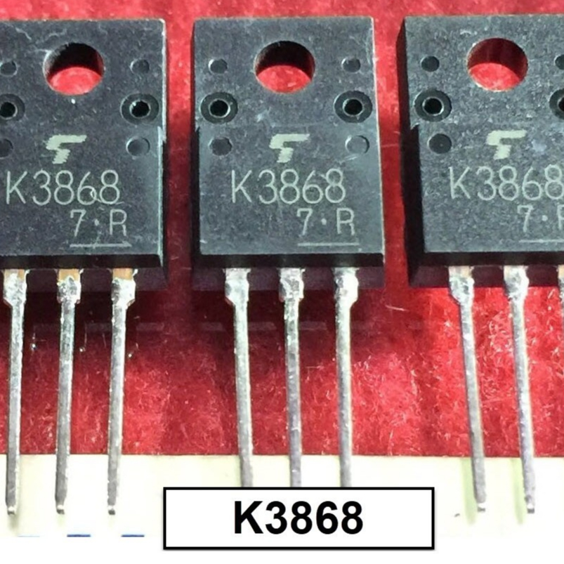 ส่วนประกอบมอสเฟสต์ N ช่องใหม่ 2SK3868 K3868 3868 TO-220 5A 500V