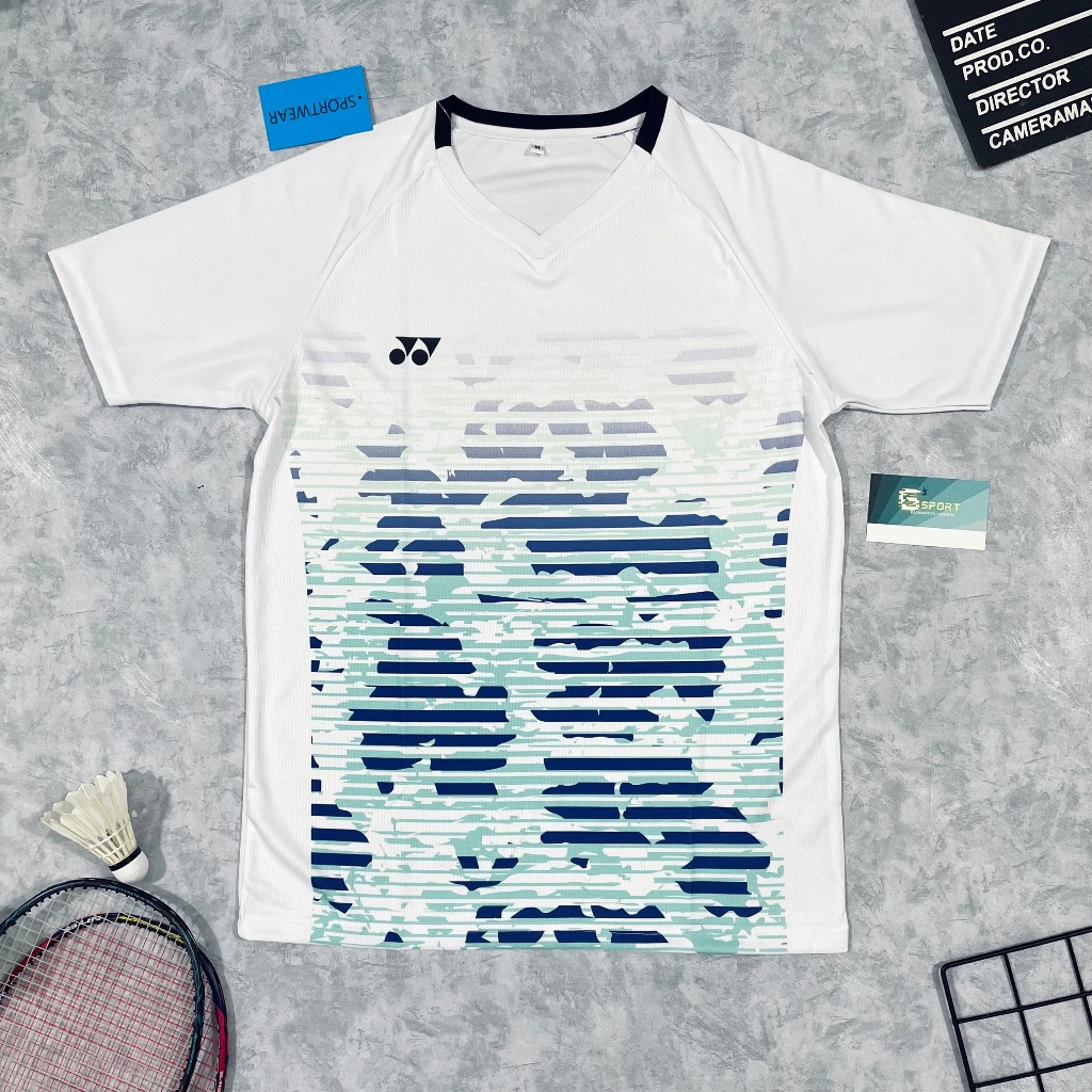 เสื้อยืด Yonex BADMINTON สําหรับผู้ชายและผู้หญิง - เสื้อเชิ้ตรุ่นใหม่ทําจากผ้าสวยระบายอากาศได้ดีสําหรับการแข่งขัน