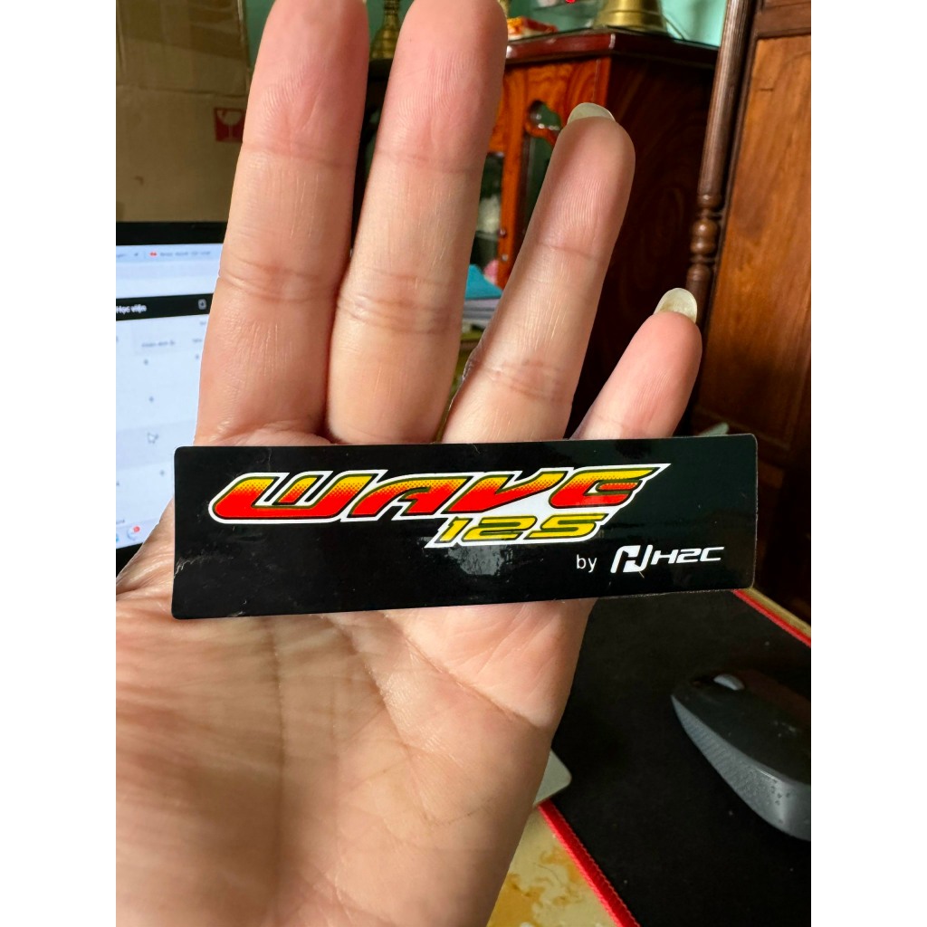 จุดประเทศไทยสติ๊กเกอร์ตะกร้ารถมอเตอร์ไซด์ (คลื่น125- คลื่น100) ราคา 1 ตัว (2)