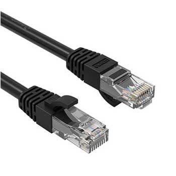 Cat6 Network Cable 2m UTP Orico PUG-C6-20 สีดํา พร้อมขั้วต่อฟรี 2 อัน
