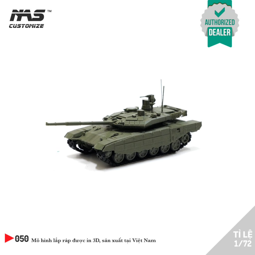 [NAS] รถถังรัสเซียรุ่น T-90M 1/72 Pro โมเดลทหารประกอบถังรัสเซีย T90-M สเกล 1:72 Pro
