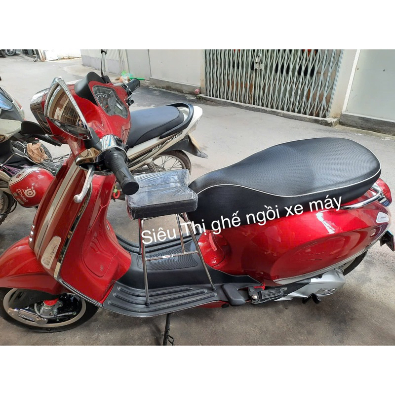 เบาะนั่งมอเตอร์ไซค์สําหรับเด็กสําหรับ Vespa - Vespa Sprint - Primavera - Nouvo - Hayate (ไม่มีหลัง)