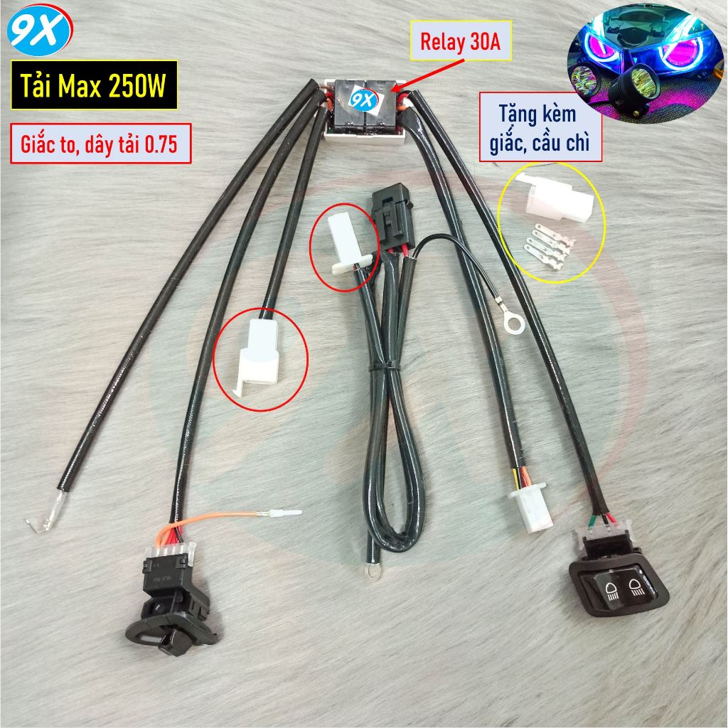 (Hot 2024) 250W Passing Circuit ติดตั้งบนบิล Redpro 2.0, Kenzo S500pro, S800pro, Titan F150