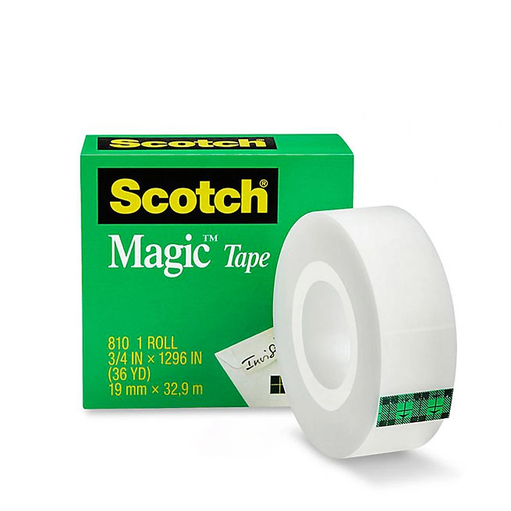 3M 810 Scotch Magic Tape, No Shine 3M 810 Scotch Magic Tape