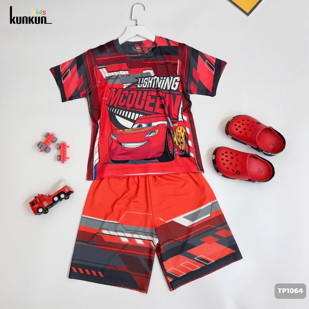 กางเกงวอร์มเด็กพิมพ์ลาย 3D viewer Car ใส่อยู่บ้านและออก ยืดหยุ่นได้ดี TP1064 ขนาดใหญ่