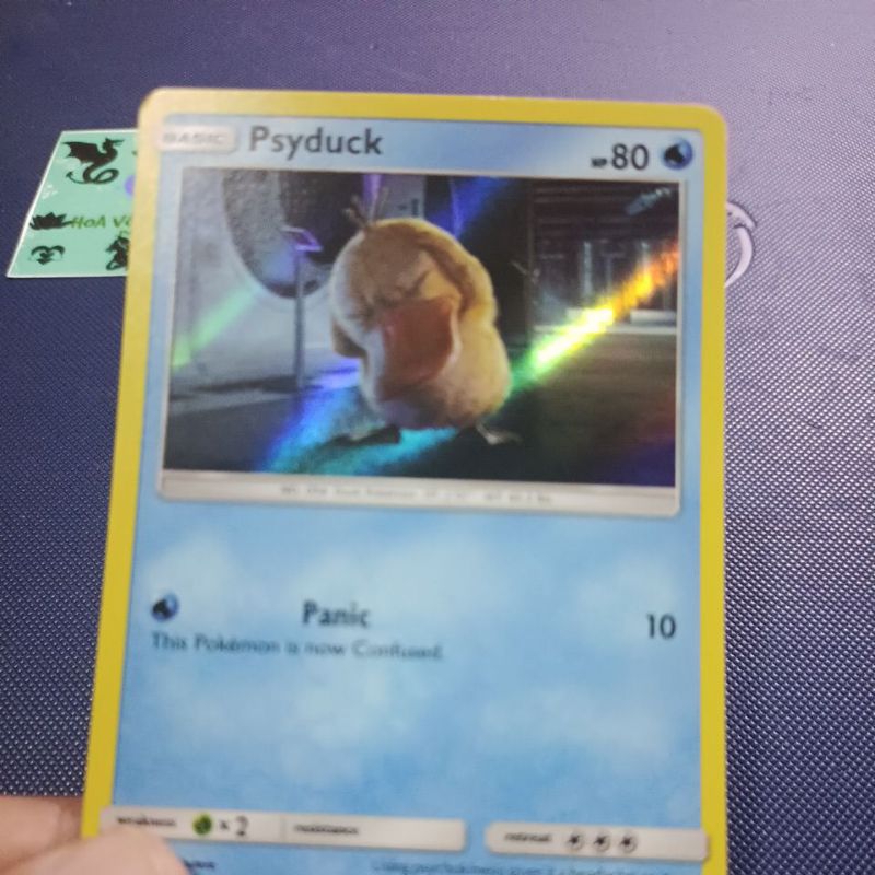 Pokemon TCG Psyduck 2019 Detective Pikachu Set 7/18 Holo Foil LP