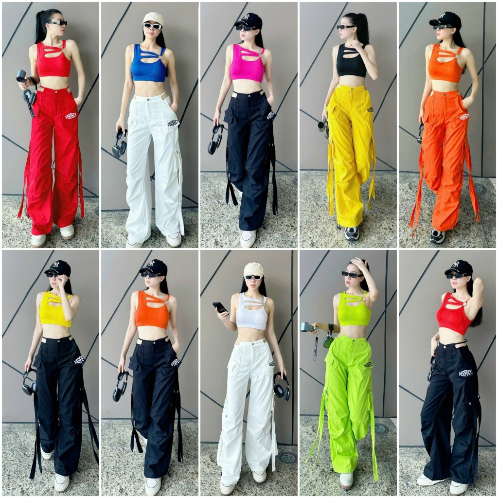 New MODEL KAKI PANTS MIX BRA RECOMMENDED (ครีมเดม) สําหรับยิม zumba แอโรบิค เครื่องแบบกลุ่มผู้หญิง