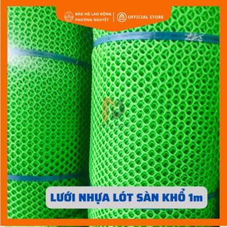Lưới nhựa lót sàn khổ 1m [Hàng ĐẸP] làm chuồng trại, lưới quây trang trí bền bỉ (bán theo mét tới)