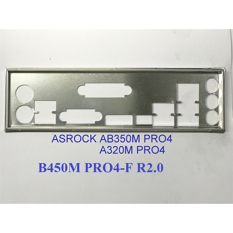 FE บล็อกหลัก ASROCK A320M Pro4 (โล่เมนบอร์ด IO: 4)