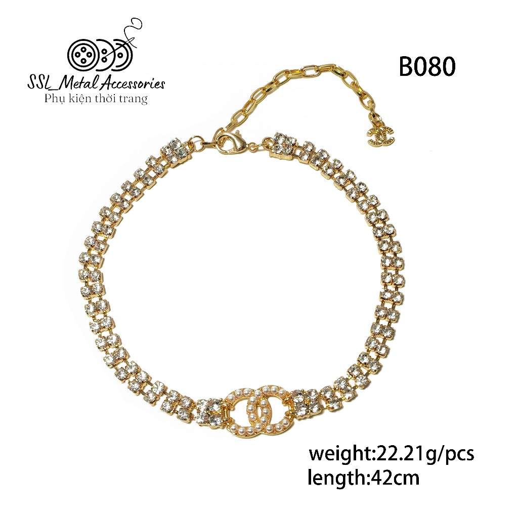 [AVAILABLE] สร้อยคอหินหรูหราแฟชั่นสุดฮอต B080 ssl_accessories