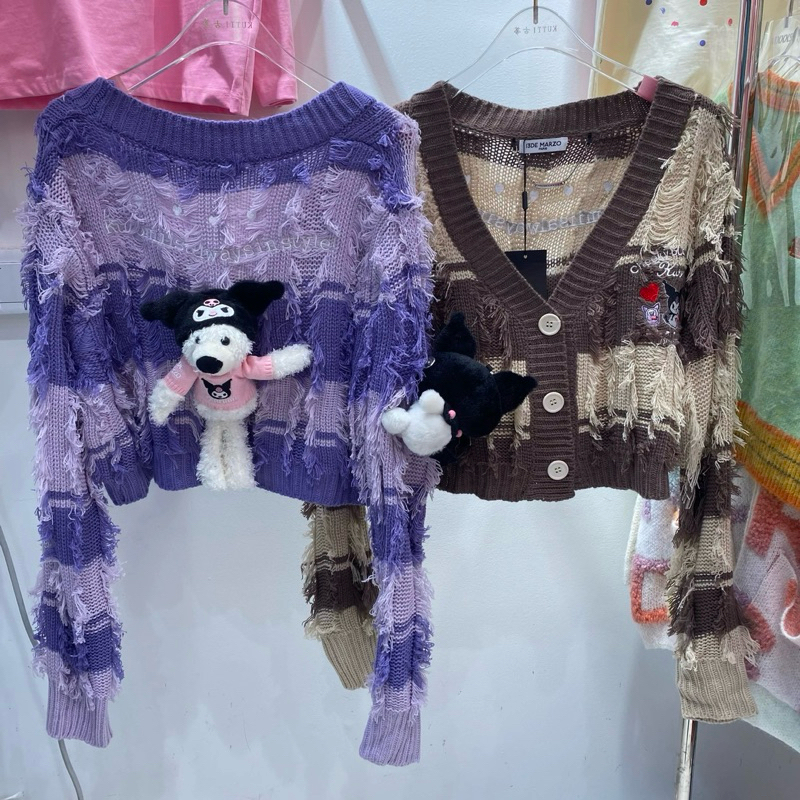 13DE MARZO KUROMI BEAR SHORT CADAGIAN SHIRT